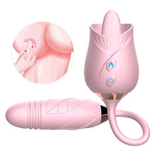 Load image into Gallery viewer, Rose Sex Toy Vibrator Sex Toys for Womans Handheld Waterproof Quiet Rechargeable Personal Massager for Women (Pink)
