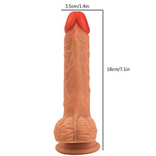 Load image into Gallery viewer, Adult Toy Vibrator Thrusting Realistic Dildo Stimulation Skin Lifelike G spot Automatic Telescopic Penis Swing Liquid Silicone Handheld Massager Clitoral Sucking Toys Wand
