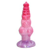 Fantasy Knot Dildo Realistic Dog Dildo Silicone Anal Plug Adult Sex Toy for Women (Pink)