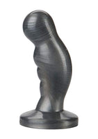 Doc Johnson Platinum Premium Silicone - The P-Plug - Prostate Massaging Butt Plug - Charcoal