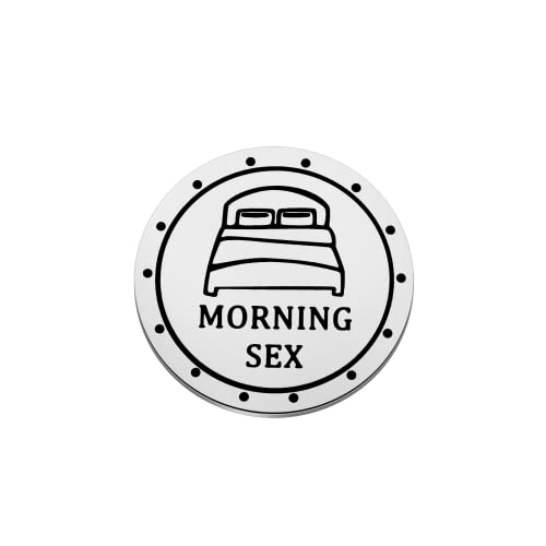 FAADBUK Naughty Tokens for Him Her Sex Token Valentines Day Gift Bedroom Tokens Game for Couple (Morning Sex)