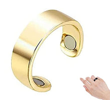 Load image into Gallery viewer, HealthGo Blood Pressure Regulator Ring, Adjustable Blood Pressure Regulator Ring for Women Men (Gold)
