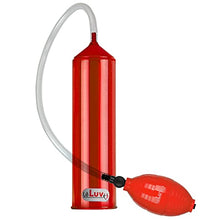 Load image into Gallery viewer, 2.25&quot;x9&quot; EasyOp Red Good Bgrip Red Ball Grip with Clear Graduated Cylinder/Clear Collapse-Resistant Hose Basic Penis Pump
