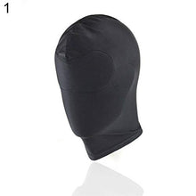 Load image into Gallery viewer, HiiBaby Unisex Blindfold Hood Face Cover Breathable Headgear Spandex Cosplay Masks (Full Covered) Black
