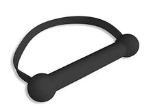 Load image into Gallery viewer, Quickie Bit Gag, Super Strong Silicone Open Mouth Gag. Bondage Toy Accessories for Adult Couple Play, Breathable, Light, Portable and Quiet, One Size Fits All, Perfect for Women and Men - Black
