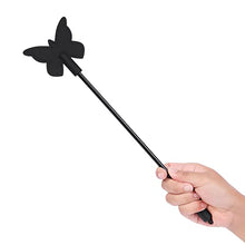 Load image into Gallery viewer, VENESUN 14inch Silicone Butterfly Spanking Paddle, Spanking Crops for Adults BDSM Play, Black
