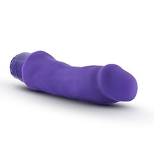 Load image into Gallery viewer, Blush Marco - 7.75&quot; Pure Platinum Cured Purio Liquid Silicone Vibrator Dildo - Satin Smooth Ultrasilk - 2&quot; Thick - IPX7 Waterproof - Tunable Rumbly Vibrations - 5 Yr Warranty - for Women - Purple
