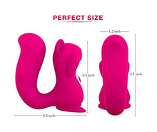 Load image into Gallery viewer, Squirrel Sucking Vibrator Sucker Toy ~ Tongue Sucking Vibrator Licking Suckers Ladies Sucking for Relaxing Fun ~ Squirrel Sucking Massager - For Panty Stimulation Fun Personal Toy Vibrator for Women a
