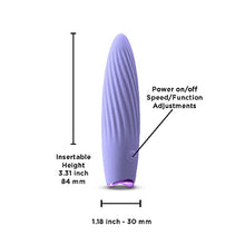 Load image into Gallery viewer, NS Novelties - Revel - Kismet- Rechargeable Silicone Vibrator - (Purple)
