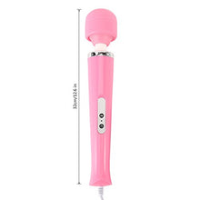 Load image into Gallery viewer, Interlink-US Wand Massager Electric Handheld Massager with Magic 10 Powerful Speeds Strongest Therapeutic Vibrating Power for Sore Back, Foot, Body Muscle Aches (Pink)
