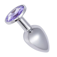 Load image into Gallery viewer, Hmxpls Small Anal Plug, Anal Toy Plug Beginner, Personal Sex Massager, Stainless Steel Butt Plug for Women Men Couples Lover, LightPurlpe
