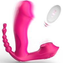 Load image into Gallery viewer, G Spot Clitoral Anal Vibrator Sex Toy with 7 Vibration Modes Waterproof Rechargeable Rose Toy Adult Toy for Women
