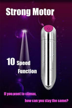 Load image into Gallery viewer, Fast Receive Waterproof Bullet Tool for Women Pleasure, Mini Travel Pocket Size, Personal Bullet Setting Quiet 10 Modes Powerful Mini Stick Electric Portable Small Bullet (Silver2)
