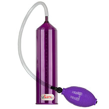 Load image into Gallery viewer, 2.25&quot;x9&quot; EasyOp Purple Good Bgrip Purple Ball Grip with Clear Graduated Cylinder/Clear Collapse-Resistant Hose Basic Penis Pump
