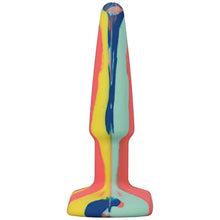 Load image into Gallery viewer, Doc Johnson A-Play - Groovy - Silicone Anal Plug - 4 inch (0.75 inches Wide), Sunrise
