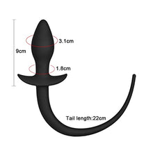 Load image into Gallery viewer, IXOUP Silicone Dog Tail Anal Toys G-spot Stimulator Butt Plug Slave Anal Expander Women Men Gay Sex Game Erotic Toys Sex Products (Color : A)
