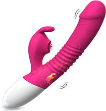 Load image into Gallery viewer, Yuan Art Canvas 2022 New G Spot Rabbit Vibrator Dildo for Women, Bunny Ears Tongue Licking Clitorals Stimulator Vibrating Dildo Adult Sex Toys
