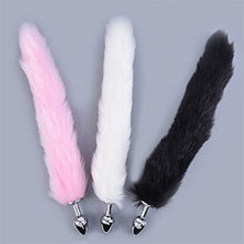 Load image into Gallery viewer, LSCZSLYH Metal Plush Rabbit Fox Tail Anal Plug Butt Plug Rabbit Ear BDSMFor Women Adult Game (Color : Collar B)
