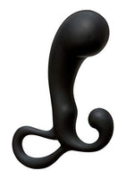 Doc Johnson OptiMALE - P-Massager - Silicone - Prostate and Perenium Stimulator - Black