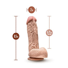 Load image into Gallery viewer, Blush Dr. Skin Realistic 8.5 Inch Long 2 Inch Thick Dildo with Suction Cup Base &amp; Balls Realistic Dildo Soft Real Feel Female Sex Toy Dildo for Beginners Women Men Couples Adult Sex Toy
