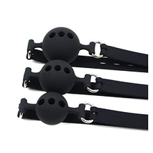 Load image into Gallery viewer, COVETHHQ Silicone Open Mouth Gag Sex Bondage BDSM Fetish Restraints Toy Ball Exotic Accessories Fetish Sex (Color : SM14-Pink-L)
