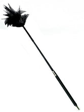 Load image into Gallery viewer, Heart 2 Heart Crop Feather Tickler, Black, 26&quot;
