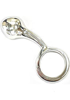 Rouge Stainless Steel Anal Passion Butt Plug - Silver