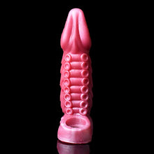 Load image into Gallery viewer, 8.27&quot; Octopus Men Penis Sleeves Animal Penis Extender Sleeves, Silicone Penis Enlarger Sleeves with Penis Ring, Realistic Hollow Dildo Sleeve Male Adult Sex Toys (Color A)
