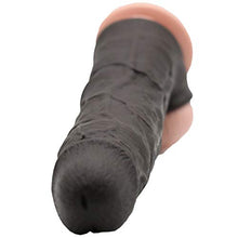 Load image into Gallery viewer, Beautihome Sexy Flesh Extra Large Penis Extender Sleeve Black 8.3
