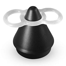 Load image into Gallery viewer, LeLuv Loop Handle Penis Tension Rings Eyro Clear Silicone Bundle with Easyop 2.25 inch Loader Cone 1 inch Unstretched Diameter
