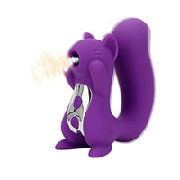 Sucking Squirrel Vibrator for Women Sucking Squirrel Vibrator Purple Squirrel Vibrator and Air Pulse Stimulator, Sucking Pressure Wave Technology, Waterproof, Rechargeable, Personal Toy Vibrator for W