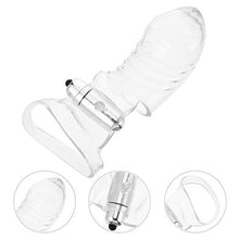 Load image into Gallery viewer, Healifty Vibrating Finger Sleeve G Spot Finger Sleeve Vibrator Female Stimulator Massager Toys Woman Pleaure Toys Adult Supplies Clear
