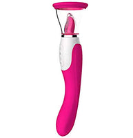 Dual SuckingToy Rose Toy for Women Massager Oral Tongue Rose Flowers Rechargeable Adult Toy for Women Couples-,Tongue Suck & Lick 10 Mode Nipple Sucker G Sucking Toy for Female Rose