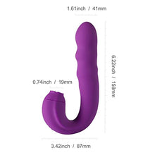 Load image into Gallery viewer, 10 Powerful Vibrating Modes, 3 in 1 G Spot Vibrator with Rotating Head &amp; Clit Licker, Best 2022 Sex Toy for Women
