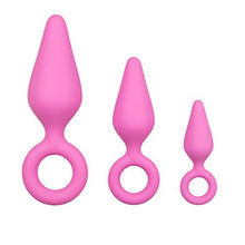 Load image into Gallery viewer, EasyToys Anal Collection - Buttplug Set - 3 Pieces - Pink Anal Toys-Butt Plug for Men and Women
