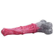 Load image into Gallery viewer, FRRDEI Horse Dildo Animal Realistic Dildos G spot 9.67in Large Silicone Knotted Dildos for Adult Sex Toy - Red Grey 1.0 Count
