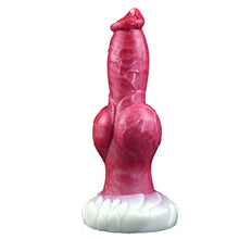 Load image into Gallery viewer, Silicone Made 9 Inch Artificial Wolf Dildo Animal Type with Big Knot Knotty
