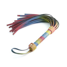 Load image into Gallery viewer, Spectra Bondage Flogger - Rainbow

