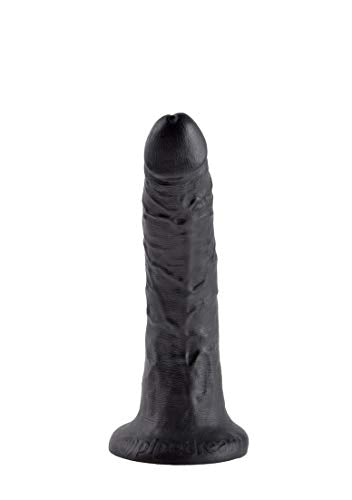 Pipedream King Cock Dildo, Black, 7 Inch