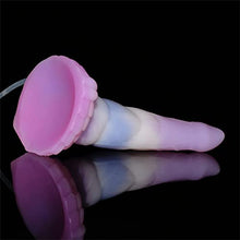 Load image into Gallery viewer, Realistic Ejaculating Squirting Dildo with Suction Cup, Knotted Dildos with Balls, Silicone Animal Dildo, Flexible Huge Dildo, Anal Dildo Adult Sex Toys (Light Purple)
