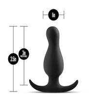 Load image into Gallery viewer, Blush Anal Adventures Platinum Curve Plug Silicone Prostate Plug - Design Keeps Product Securely In Place - Base For Safety, Comfort &amp; Wearability - Beginners Ultrasilk Satin Smooth Sex Toy For Adults
