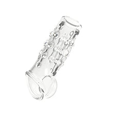 Load image into Gallery viewer, Silicone Penis Enlargement Sleeve Cock Ring Sex Products delay Ejaculation Sex Toys for Men Adult Erotic Goods (B-White)
