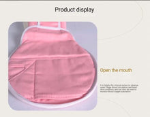 Load image into Gallery viewer, Pink Cotton Anti-Drawing Anti-Scratch Restraint Gloves For The Elderly And Patient Fixed Care With Sealing /Open Mouth (Medium, Open Mouth)
