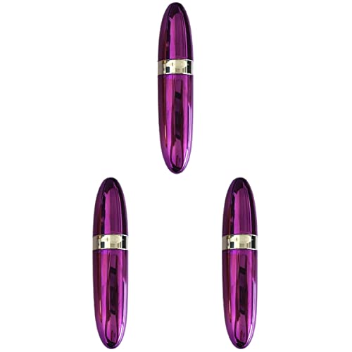 BESTOYARD 3 Pack Lipstick Shape Mini Egg Bullet Bullet Bullet Vibrators Love Egg Vibrator