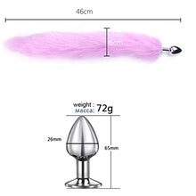 Load image into Gallery viewer, LSCZSLYH Sexy Fox Anal Plug Tail Butt Plug Woman Adult Toys for Womans Couples Men (Color : Pink)
