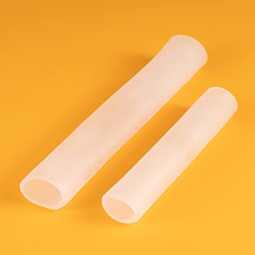 SiliconeSleeves for Penis Extender/Stretcher/Hanger/Penis Pump /Stretcher Enlarger Vacuum Replacement Accessories Replacement (Straight Transparent XLXXL)