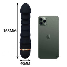 Load image into Gallery viewer, 20 Modes Vibrator Soft Silicone Dildo Realistic Penis Strong Motor G-spot Clitoral Stimulator Female Masturbator Adult Sex Toys (Black)
