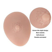 Load image into Gallery viewer, Silicone Fake Nipple Display Accessories Reusable Elastic 3D Silicone Nipple Model for Teaching (Medium Skin Color)
