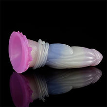 Load image into Gallery viewer, Realistic Monster Dildo Squirting Toys 7.79&quot; Flexible Thick Silicone Dildo Adult Sex Toy with Suction Cup (Jellyfish Color)
