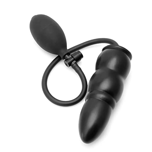 Inflatable Cock Suction Cup Anal Butt Plug Balloon Pump UP Sex Toys